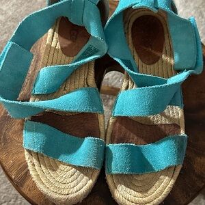 UGG Turquoise Suede Footwear